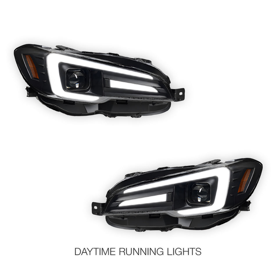 Subaru WRX VA STI (2014 - 2021) Full LED DRL & Sequential Indicator Projector Headlights LH + RH
