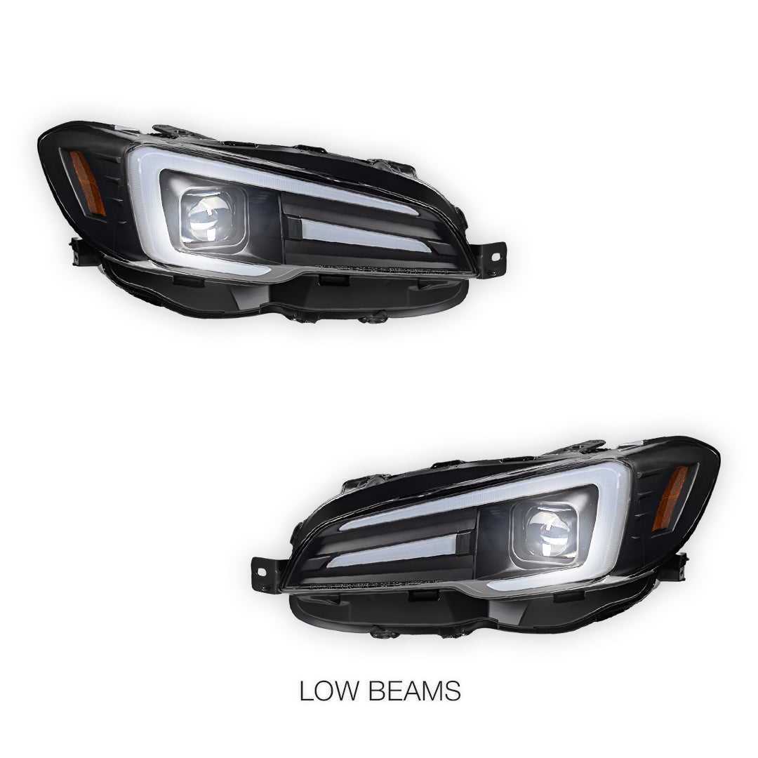 Subaru WRX VA STI (2014 - 2021) Full LED DRL & Sequential Indicator Projector Headlights LH + RH