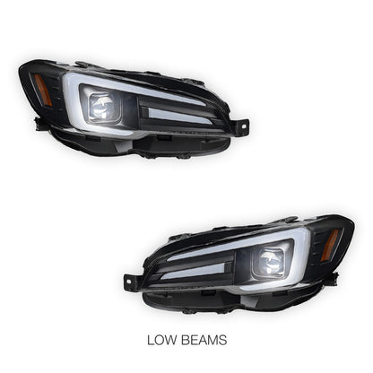 Subaru WRX VA STI (2014 - 2021) Full LED DRL & Sequential Indicator Projector Headlights LH + RH