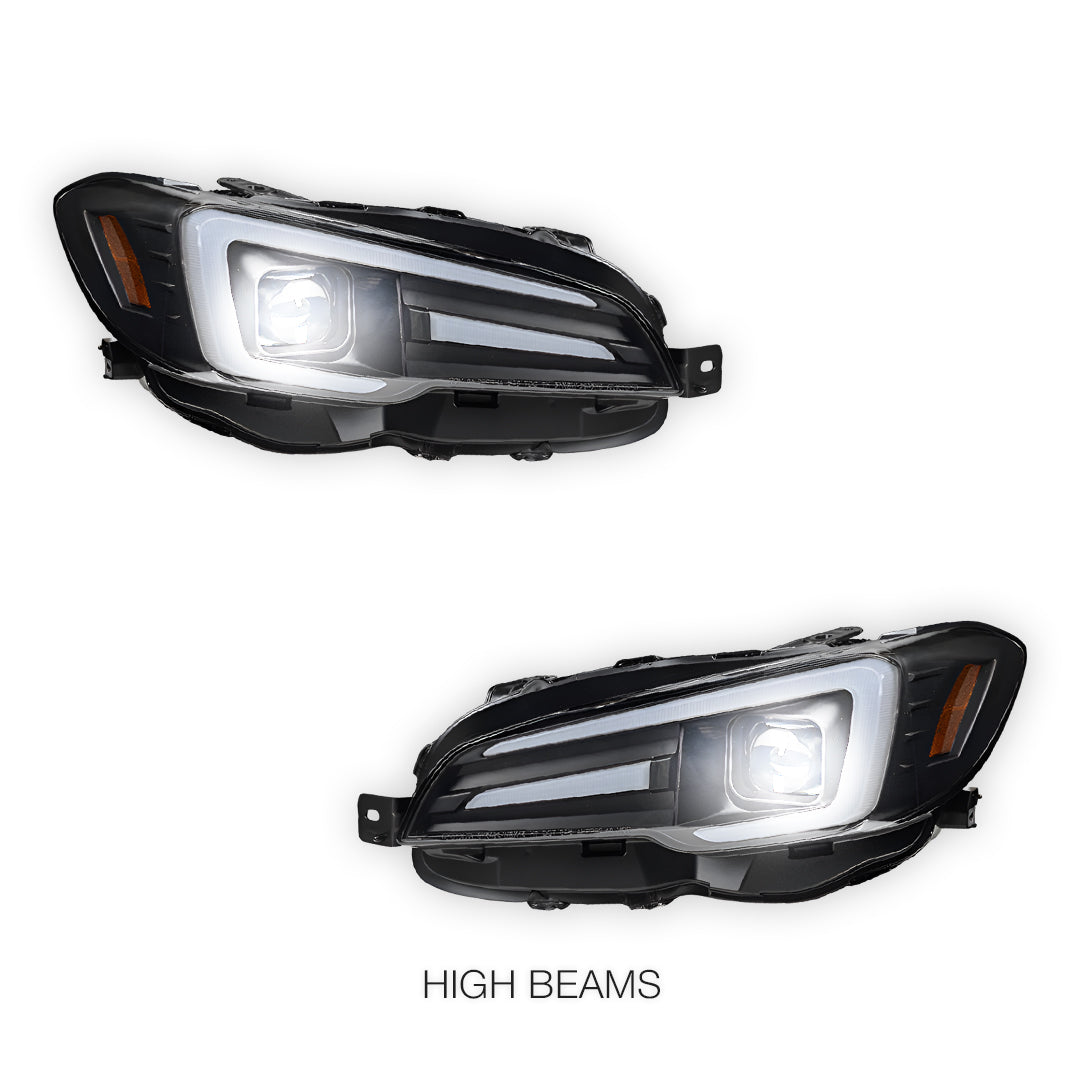 Subaru WRX VA STI (2014 - 2021) Full LED DRL & Sequential Indicator Projector Headlights LH + RH