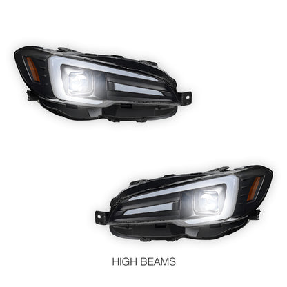 Subaru WRX VA STI (2014 - 2021) Full LED DRL & Sequential Indicator Projector Headlights LH + RH