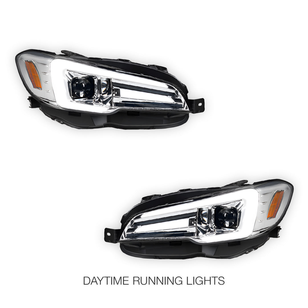 Subaru WRX VA STI (2014 - 2021) Full LED DRL & Sequential Indicator Projector Headlights LH + RH