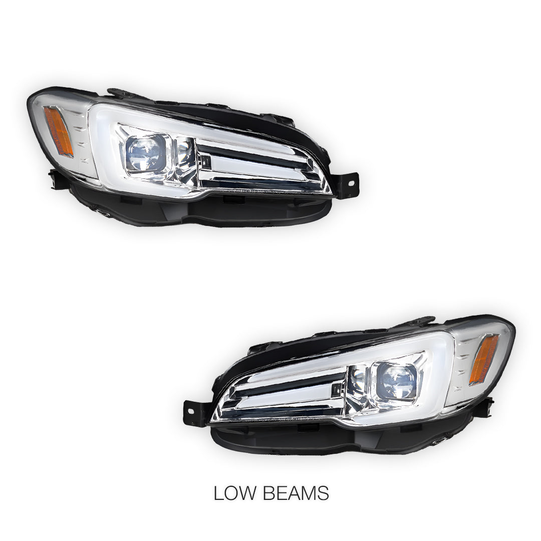 Subaru WRX VA STI (2014 - 2021) Full LED DRL & Sequential Indicator Projector Headlights LH + RH