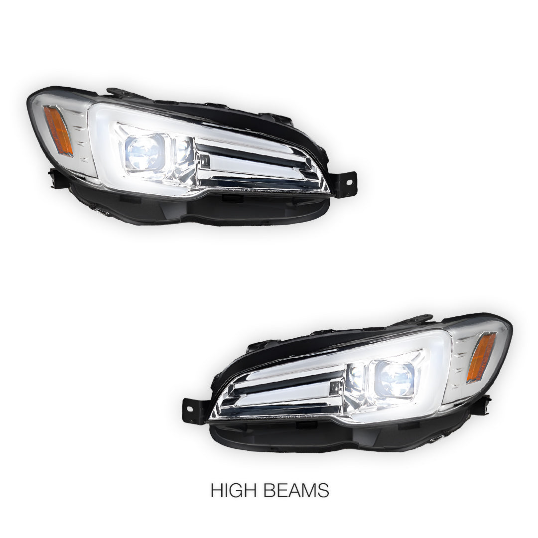 Subaru WRX VA STI (2014 - 2021) Full LED DRL & Sequential Indicator Projector Headlights LH + RH