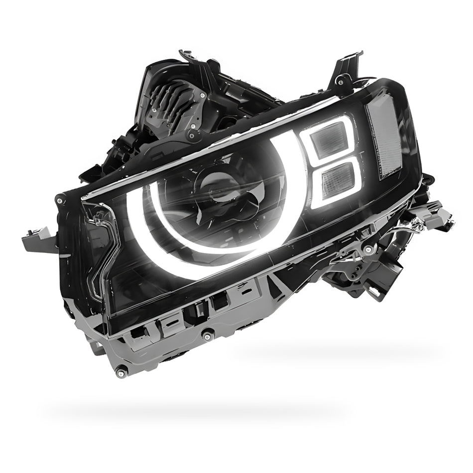 Toyota LandCruiser 300 Series (2021 - 2024) LED Headlights Halo DRL  LH + RH