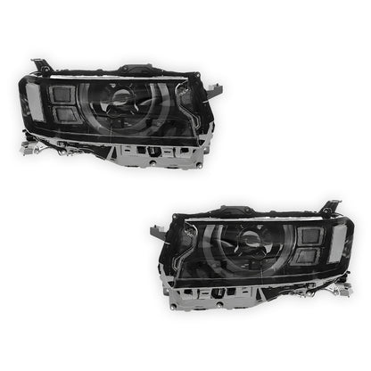 Toyota LandCruiser 300 Series (2021 - 2024) Sequential LED Headlights Halo DRL  LH + RH