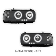 Toyota LandCruiser 80 Series (1990- 1997) LED DRL Projector Headlights LH + RH