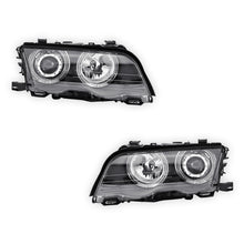 BMW 3 Series E46 Coupe (1999 - 2002) LED Angel-Eyes Projector Headlights LH + RH