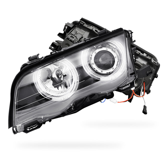BMW 3 Series E46 Sedan / Wagon (1998 - 2001) LED Angel-Eyes Projector Headlights LH + RH