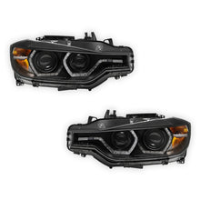 BMW 3 Series F30 / F31 (2012 - 2015) Halogen Model LED DRL Projector Headlights LH + RH