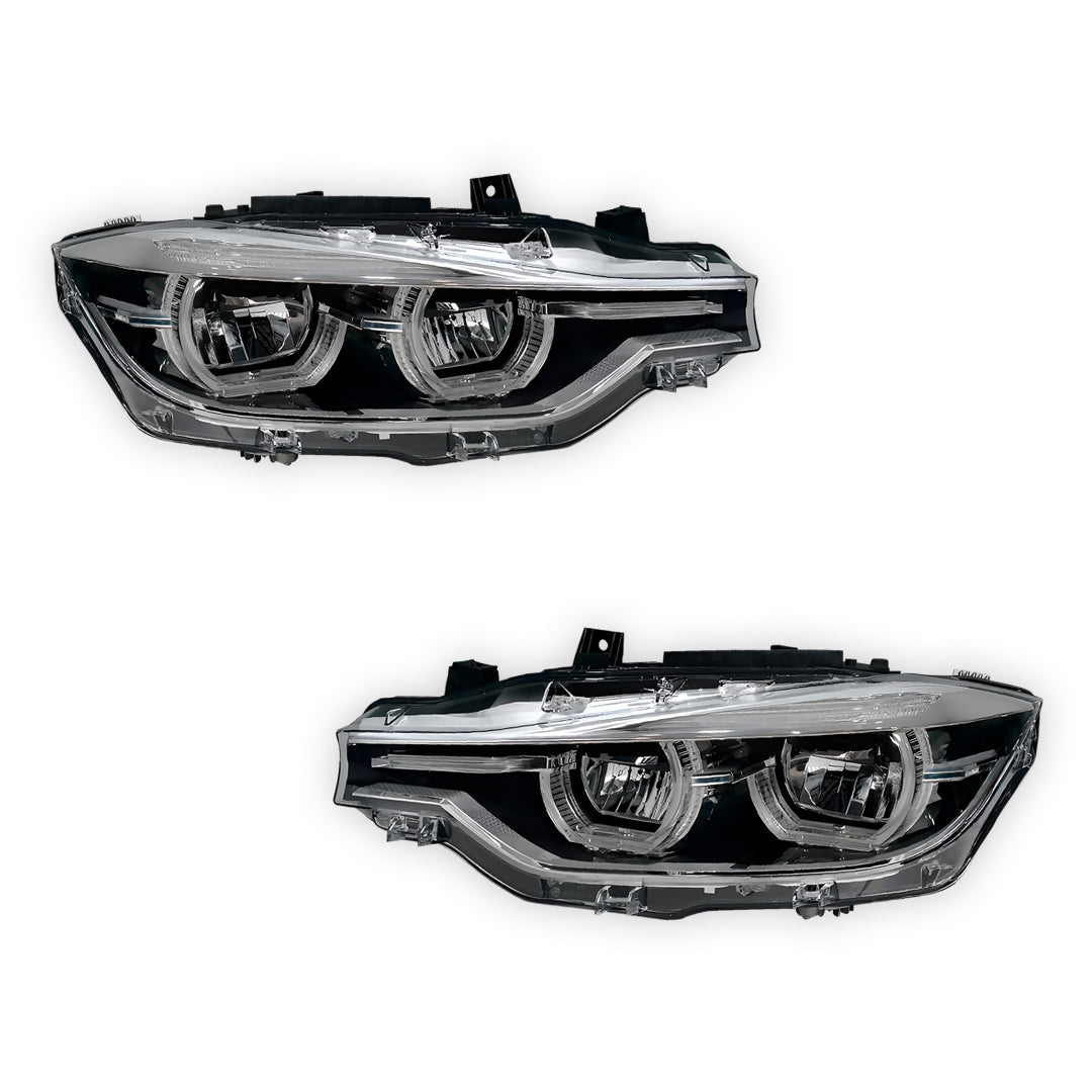 BMW 3 Series F30 / F31 (2012 - 2015) HID Model LED DRL Projector Headlights LH + RH
