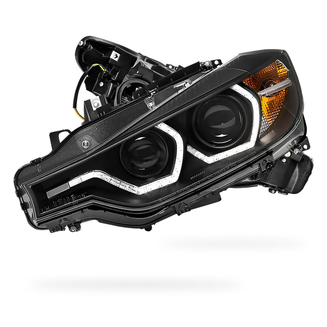 BMW 3 Series F30 / F31 (2012 - 2015) HID Model LED DRL Projector Headlights LH + RH