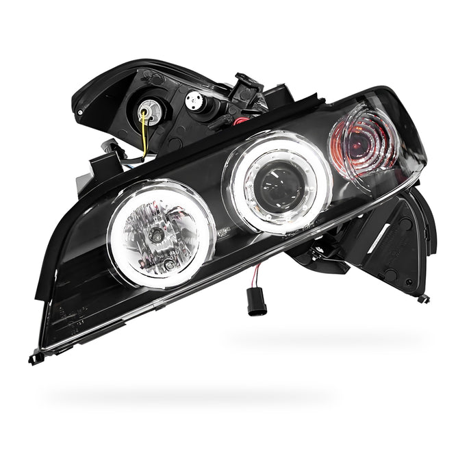 BMW 5 Series E39 (1995 - 2003) CCFL Angel-Eyes Projector Headlights LH + RH