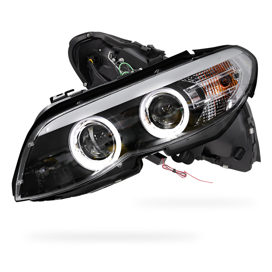 BMW X5 E53 (2004 - 2006) HID / Xenon Model CCFL Angel-Eyes Projector Headlights LH + RH