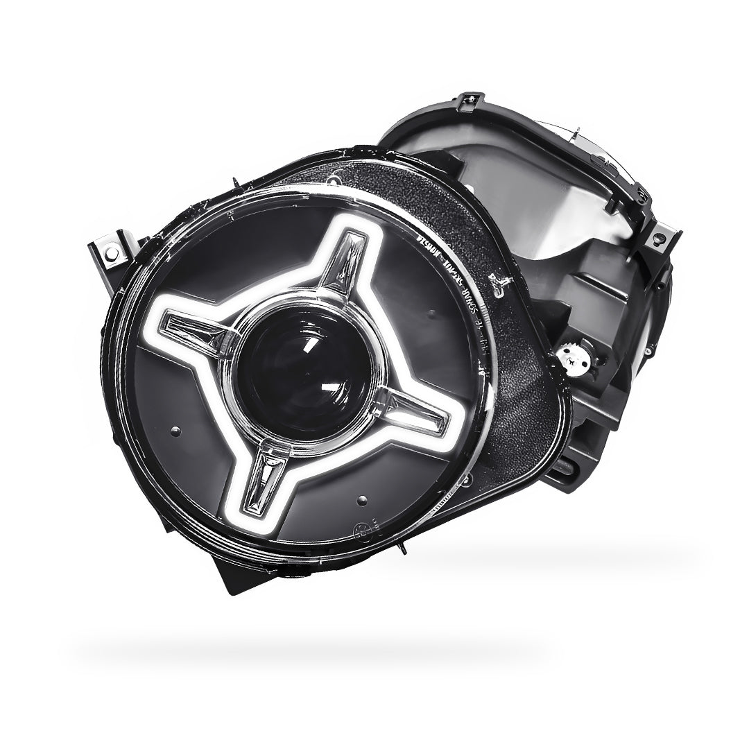Jeep Renegade BU (2015 - 2018) LED X Shape DRL Dual beam Projector Headlights LH + RH