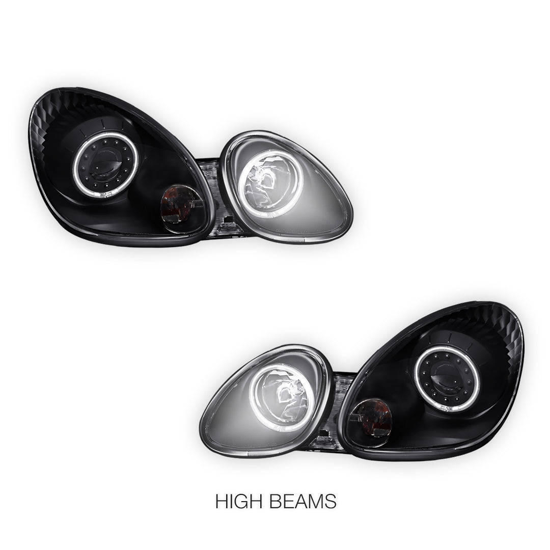 Lexus GS300 S160 (1998- 2005) JDM CCFL Angel-Eyes LED DRL Projector Headlights LH + RH