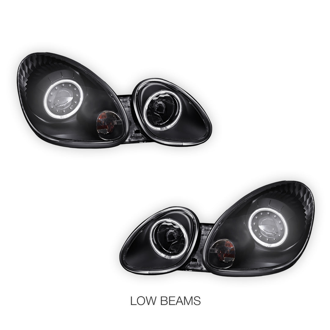 Lexus GS300 S160 (1998- 2005) JDM CCFL Angel-Eyes LED DRL Projector Headlights LH + RH