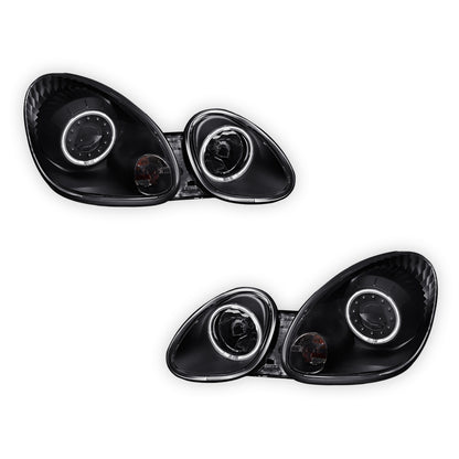 Lexus GS300 S160 (1998- 2005) JDM CCFL Angel-Eyes LED DRL Projector Headlights LH + RH