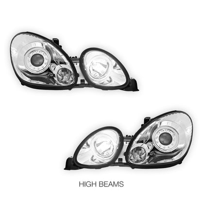 Lexus GS300 S160 (1998- 2005) JDM CCFL Angel-Eyes LED DRL Projector Headlights LH + RH