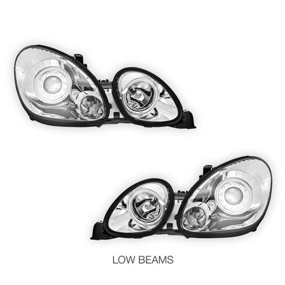 Lexus GS300 S160 (1998- 2005) JDM CCFL Angel-Eyes LED DRL Projector Headlights LH + RH
