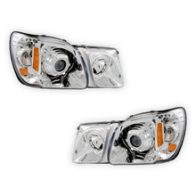 Lexus LX470 J100 (1998 - 2007) CCFL Angel-Eyes DRL Projector Headlights LH + RH