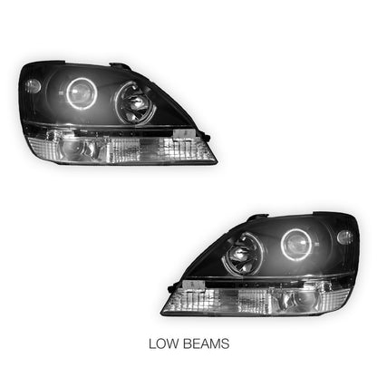 Lexus RX300 MCU (1999 - 2003) CCFL Angel Eyes-Projector Headlights LH + RH