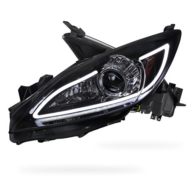 Mazda 3 BL (2009 - 2013) LED 3D DRL Style Projector Headlights LH + RH
