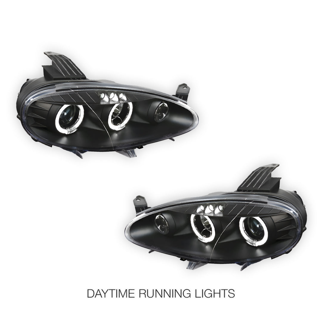 Mazda MX-5 NB (2001 - 2005) LED DRL & CCFL Projector Angel-Eyes Headlights LH + RH