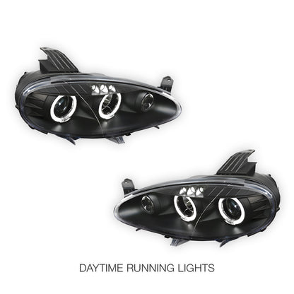 Mazda MX-5 NB (2001 - 2005) LED DRL & CCFL Projector Angel-Eyes Headlights LH + RH