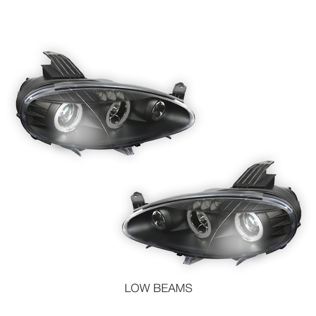 Mazda MX-5 NB (2001 - 2005) LED DRL & CCFL Projector Angel-Eyes Headlights LH + RH
