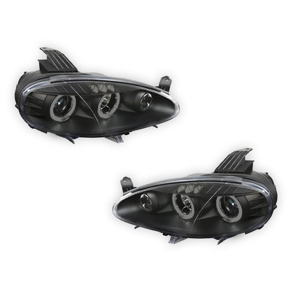 Mazda MX-5 NB (2001 - 2005) LED DRL & CCFL Projector Angel-Eyes Headlights LH + RH