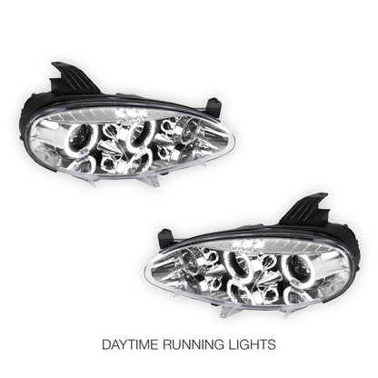 Mazda MX-5 NB (2001 - 2005) LED DRL & CCFL Projector Angel-Eyes Headlights LH + RH