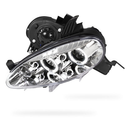Mazda MX-5 NB (2001 - 2005) LED DRL & CCFL Projector Angel-Eyes Headlights LH + RH
