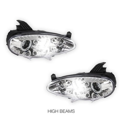 Mazda MX-5 NB (2001 - 2005) LED DRL & CCFL Projector Angel-Eyes Headlights LH + RH