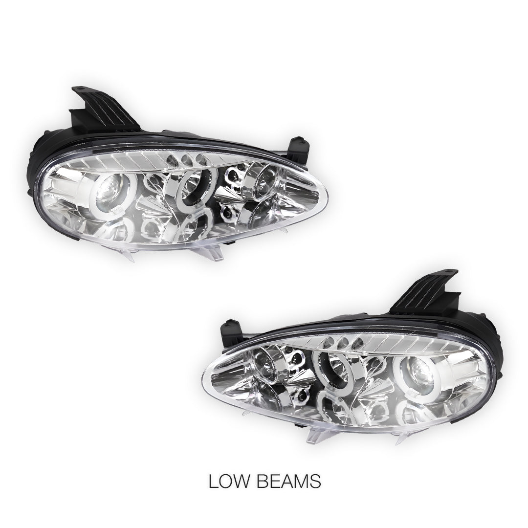 Mazda MX-5 NB (2001 - 2005) LED DRL & CCFL Projector Angel-Eyes Headlights LH + RH