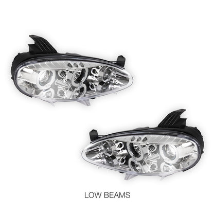 Mazda MX-5 NB (2001 - 2005) LED DRL & CCFL Projector Angel-Eyes Headlights LH + RH