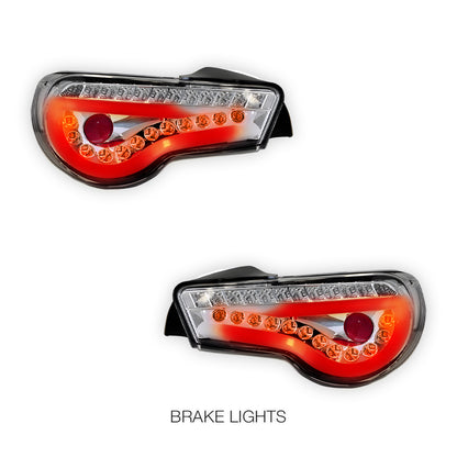 Toyota 86 / ZN6 (2012 - 2021) Crystal Full LED Tail Lights LH + RH