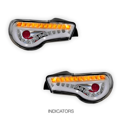 Toyota 86 / ZN6 (2012 - 2021) Crystal Full LED Tail Lights LH + RH