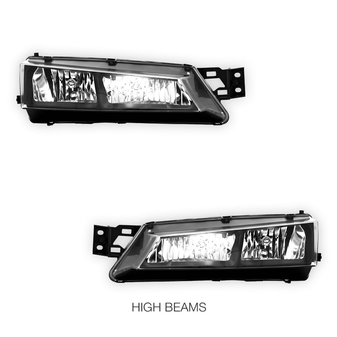 Nissan Silvia S14 (1997 - 1998) JDM Headlights with Smoked Corner LH + RH