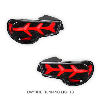 Toyota 86 (2012 - 2021) Lambo Style Sequential Full LED Tail Lights LH + RH