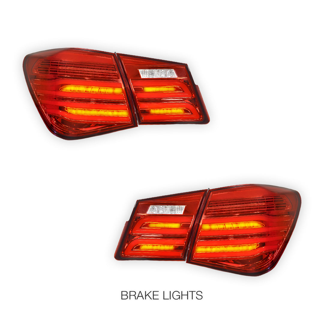 Holden Cruze JG / JH (2009 - 2016) 3D LED Stripe Bar Tail Lights LH + RH