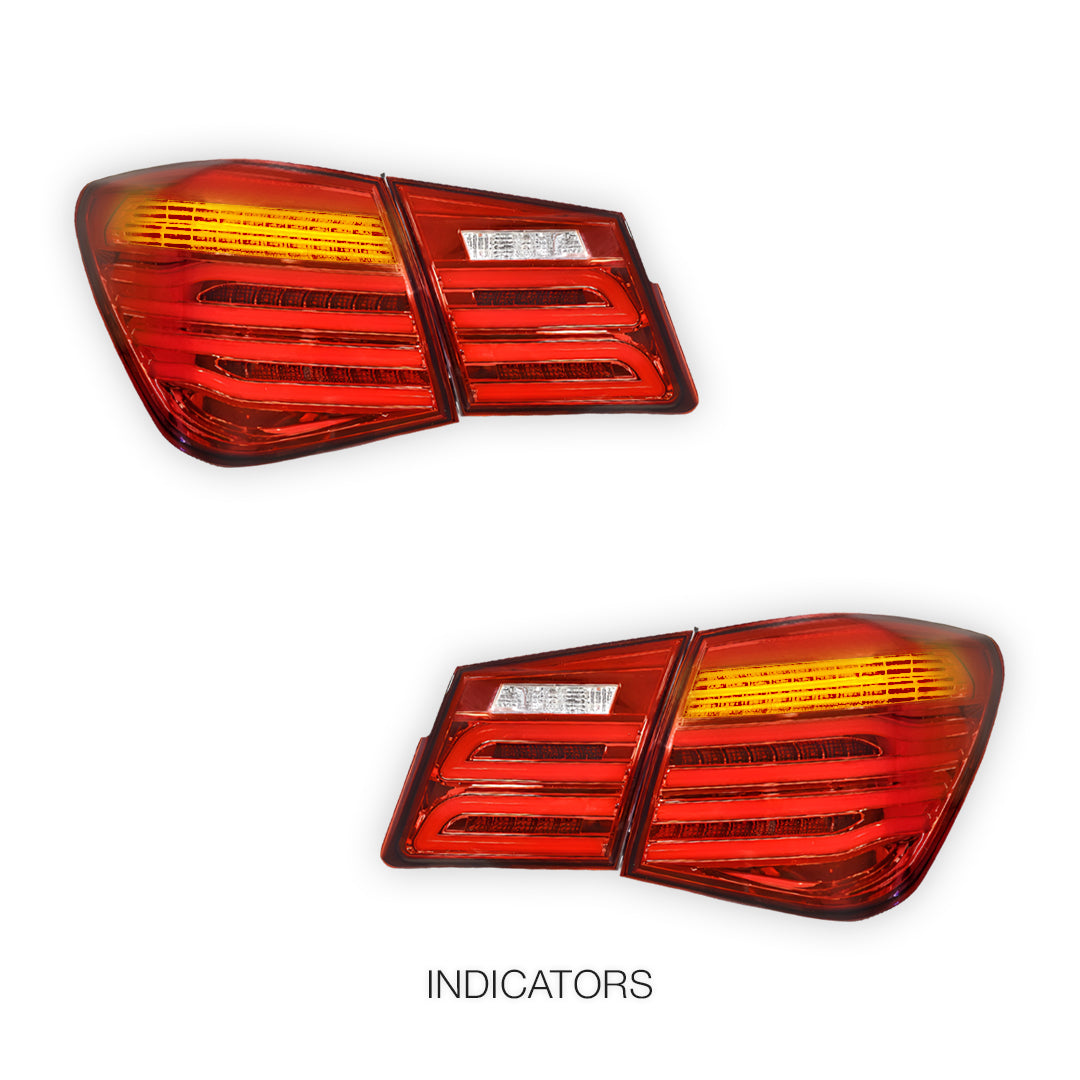 Holden Cruze JG / JH (2009 - 2016) 3D LED Stripe Bar Tail Lights LH + RH