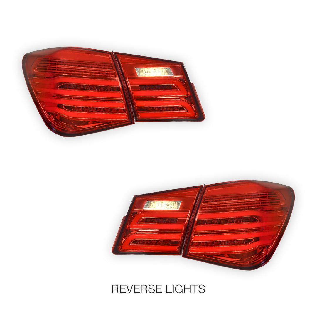 Holden Cruze JG / JH (2009 - 2016) 3D LED Stripe Bar Tail Lights LH + RH