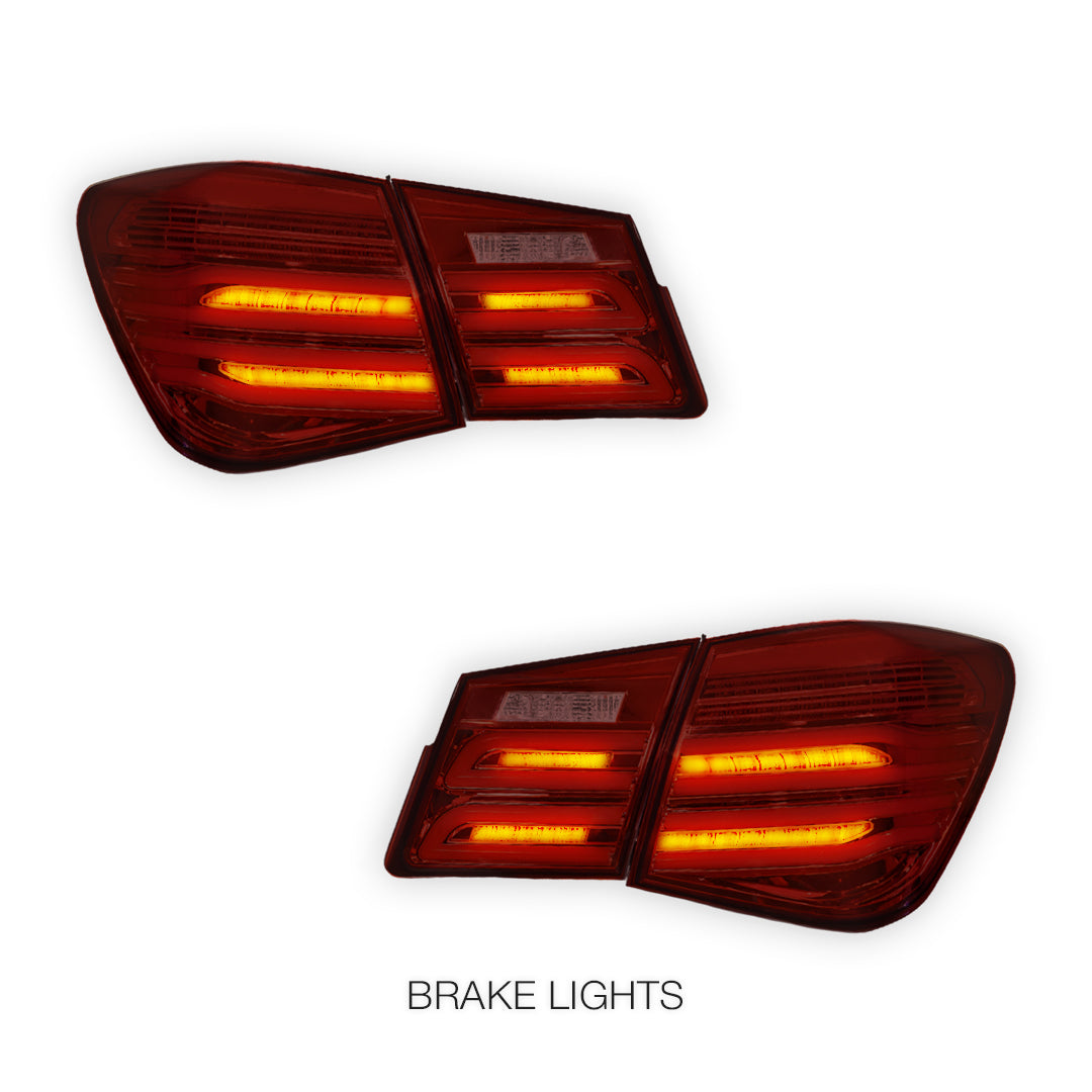 Holden Cruze JG / JH (2009 - 2016) 3D LED Stripe Bar Tail Lights LH + RH