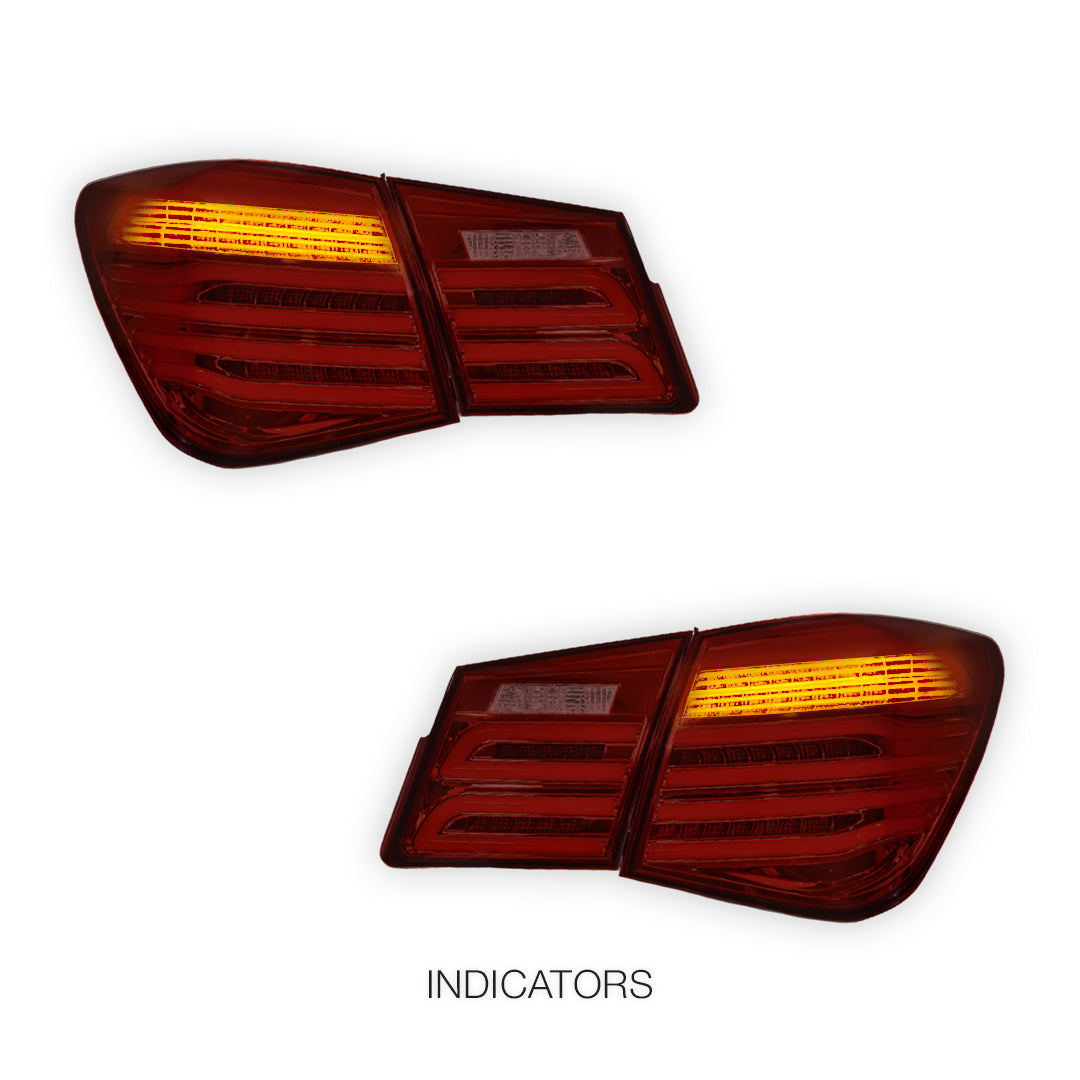 Holden Cruze JG / JH (2009 - 2016) 3D LED Stripe Bar Tail Lights LH + RH