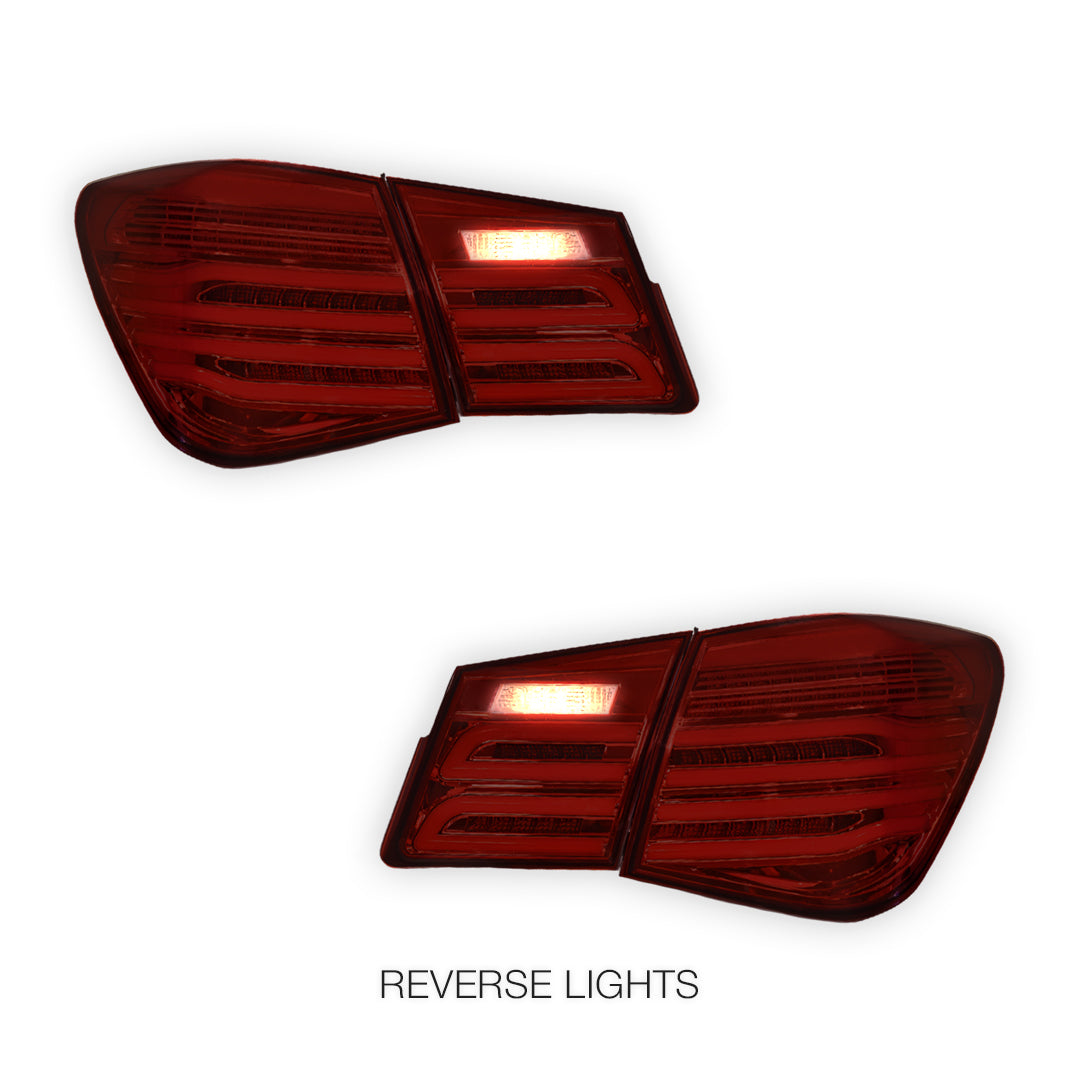 Holden Cruze JG / JH (2009 - 2016) 3D LED Stripe Bar Tail Lights LH + RH