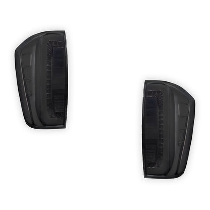 Nissan Navara D23 NP300 (2015 - 2021) Smoked Black Sequential 3D LED Stripe Bar Tail Lights LH + RH
