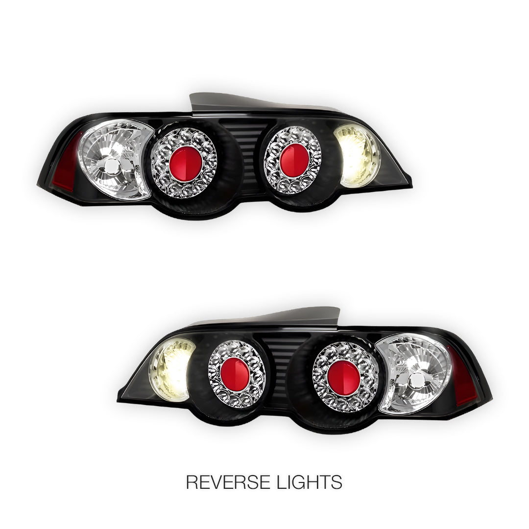 Honda Integra DC5 (2001 - 2004) JDM Black Altezza LED Tail Lights LH + RH