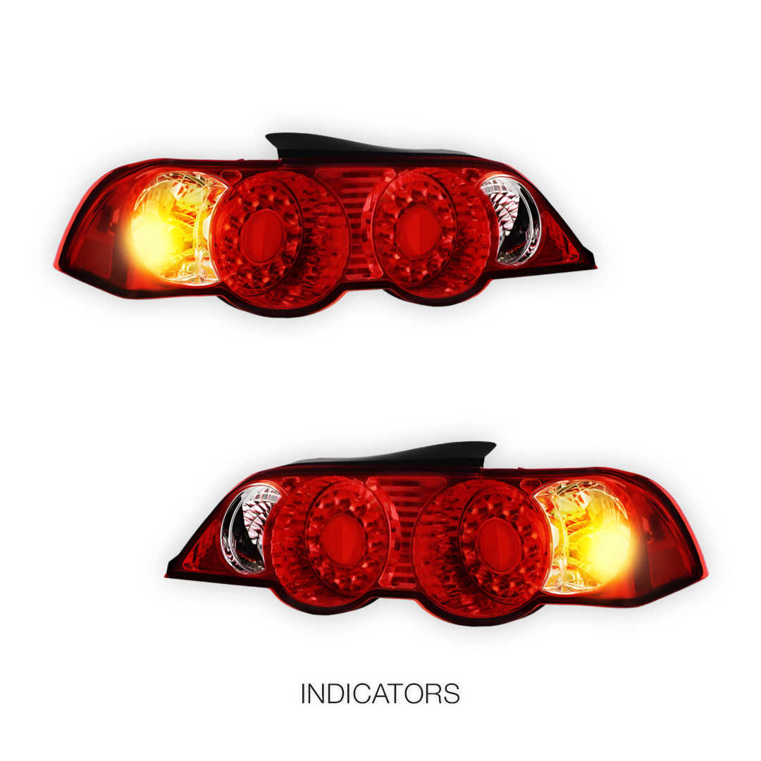 Honda Integra DC5 (2001 - 2004) JDM Black Altezza LED Tail Lights LH + RH