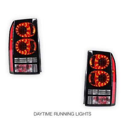 Land Rover Discovery III / IV L319 (2005 - 2016) Black Update LED Tail Lights LH + RH